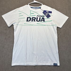 Fijian Drua T Shirt Men's Large Short Sleeve Cotton Super Rugby Union Fiji NEW